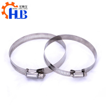 Adjustable Pipes Clamps Screw Automotive Hose Clamp All/Semi Stainless Steel Metal Hose Clamp
